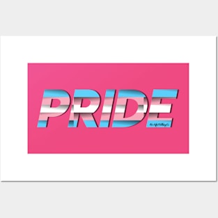 LGBTQ+ PRIDE: Transgender Pride Flag Posters and Art